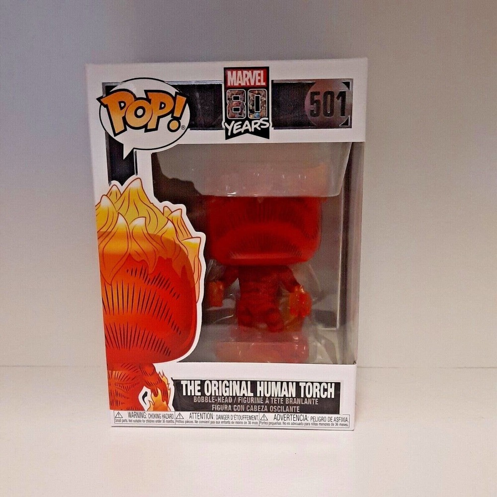 Marvel 80th First Appearance Human Torch Pop! Vinyl Figure New Box